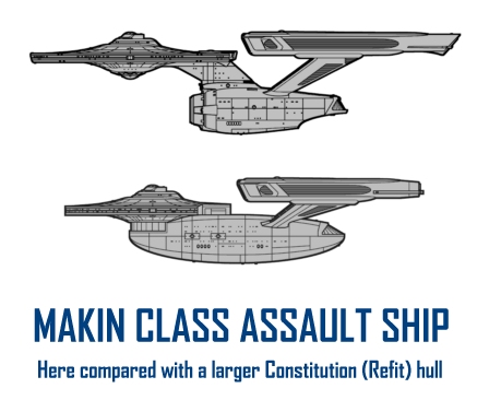 STSTCSOLD&A | Federation - Makin class - Assault Ship / Troop Transport