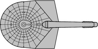 IMAGE SOURCE: re-draw by Brad R. Torgersen, using original Schematics from Franz Joseph's Star Fleet Technical Manual