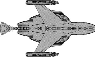 IMAGE SOURCE: FASA Star Trek Role Playing Game supplement #2301: Star Trek Starship Tactical Combat Simulator - Klingon Ship Recognition Manual