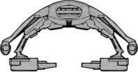 IMAGE SOURCE: FASA Star Trek Role Playing Game supplement #2301: Star Trek Starship Tactical Combat Simulator - Klingon Ship Recognition Manual