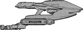 IMAGE SOURCE: FASA Star Trek Role Playing Game supplement #2301: Star Trek Starship Tactical Combat Simulator - Klingon Ship Recognition Manual