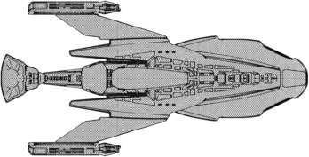 IMAGE SOURCE: FASA Star Trek Role Playing Game supplement #2301: Star Trek Starship Tactical Combat Simulator - Klingon Ship Recognition Manual