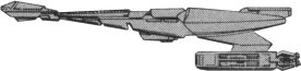 IMAGE SOURCE: FASA Star Trek Role Playing Game supplement #2301: Star Trek Starship Tactical Combat Simulator - Klingon Ship Recognition Manual