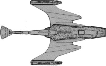 IMAGE SOURCE: FASA Star Trek Role Playing Game supplement #2301: Star Trek Starship Tactical Combat Simulator - Klingon Ship Recognition Manual