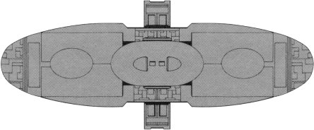 IMAGE SOURCE: FASA Star Trek Role Playing Game supplement #2303: Star Trek Starship Tactical Combat Simulator - Romulan Ship Recognition Manual